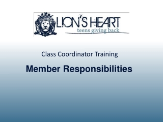 Member Responsibilities