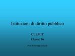 Istituzioni di diritto pubblico