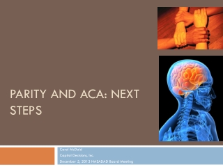 Parity and aca : next steps
