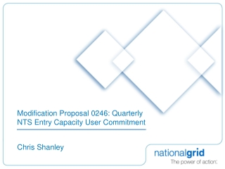 Modification Proposal 0246: Quarterly NTS Entry Capacity User Commitment