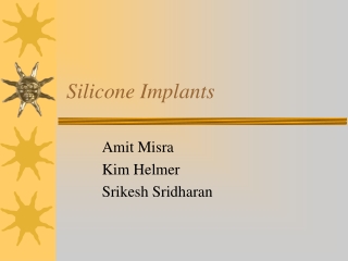 Silicone Implants