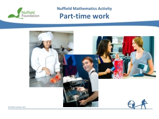 Nuffield  Mathematics  Activity Part-time work