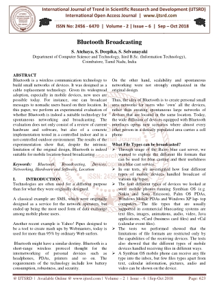 Bluetooth Broadcasting