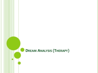 Dream Analysis (Therapy)