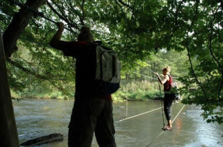 Outdoor camping in de Ardennen