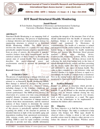 IOT Based Structural Health Monitoring