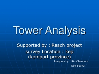 Tower Analysis