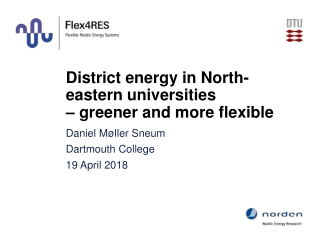 District energy in North-eastern universities – greener and more flexible