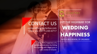 Hit the Highway for Wedding Happiness with a Bus Rental of Orlando