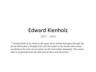 Edward Kienholz