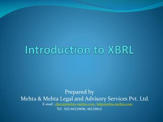 Introduction to XBRL