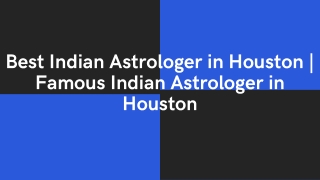 Best Indian Astrologer in Houston | Famous Indian Astrologer in Houston