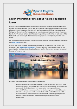 Seven Interesting Facts about Alaska you should know
