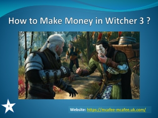 How to Make Money in Witcher 3?