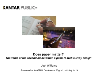 Does paper matter? The value of the second mode within a push-to-web survey design