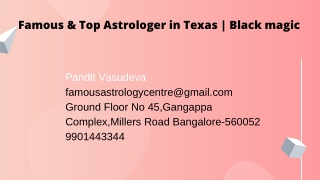 Best Astrologer in Texas | Famous & Top Astrologer in Texas | Black magic