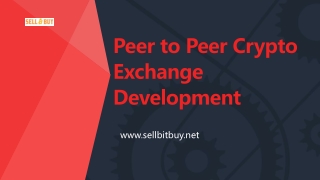 Start A P2P Bitcoin Exchange Business | Sellbitbuy