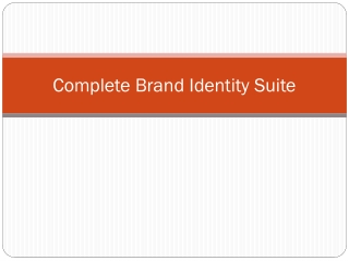 Complete Brand Identity Suite - Build Your Brand Identity