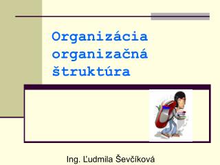 Organizácia organizačná štruktúra
