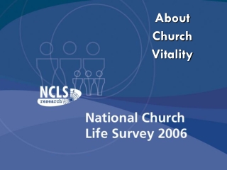 About Church Vitality