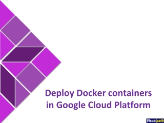 Deploy docker containers in Google Cloud Platform
