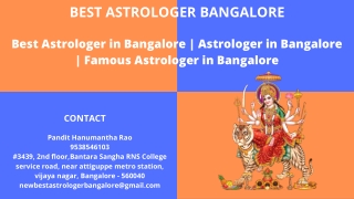 Best Astrologer in Bangalore | Astrologer in Bangalore | Famous Astrologer in Bangalore