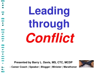 Leading through Conflict