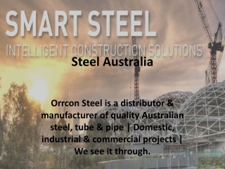 Australian Steel distributor & Manufacturer | Orrcon Steel