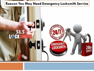 Reason You May Need Emergency Locksmith Service