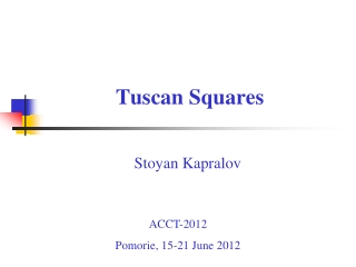 Tuscan Squares