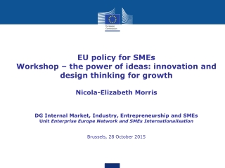 COSME:  Programme for the Competitiveness of Enterprises and SMEs