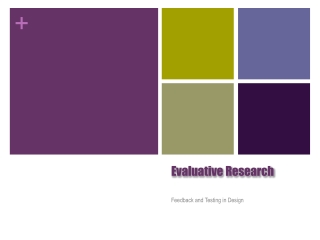 Evaluative Research