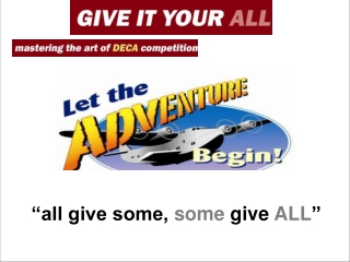 “all give some,  some  give  ALL ”