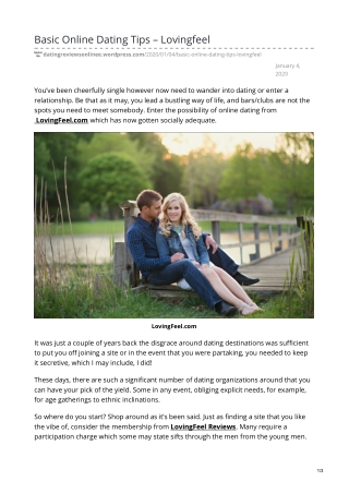dating reviews 2020