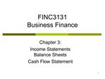 FINC3131 Business Finance