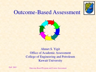 Outcome-Based Assessment