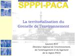 La territorialisation du Grenelle de l environnement