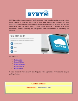 get Cloud hosting for Switchvox