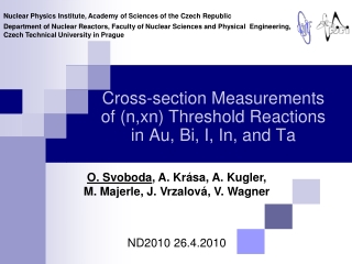 Cross-section  M easurements of (n,xn)  T hreshold  R eaction s in Au, Bi, I, In, and Ta