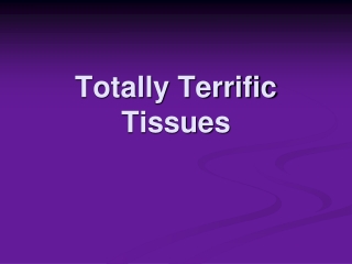 Totally Terrific Tissues