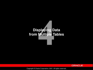 Displaying Data  from Multiple Tables