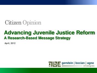 Advancing Juvenile Justice Reform