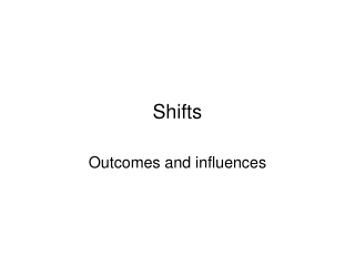 Shifts