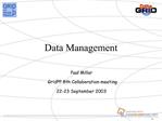 Data Management