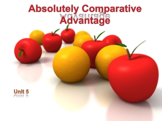 Absolutely Comparative Advantage