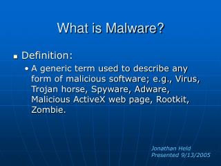 What is Malware?