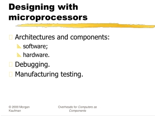 Designing with microprocessors