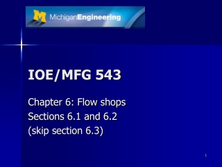 IOE/MFG 543