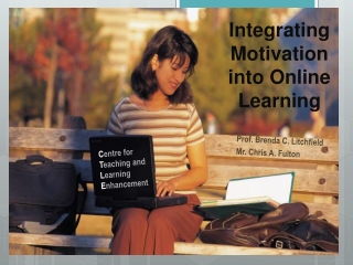 Integrating Motivation  into Online Learning