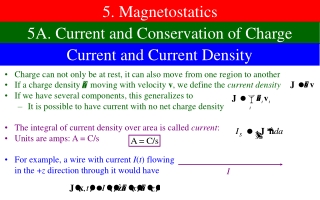 5. Magnetostatics